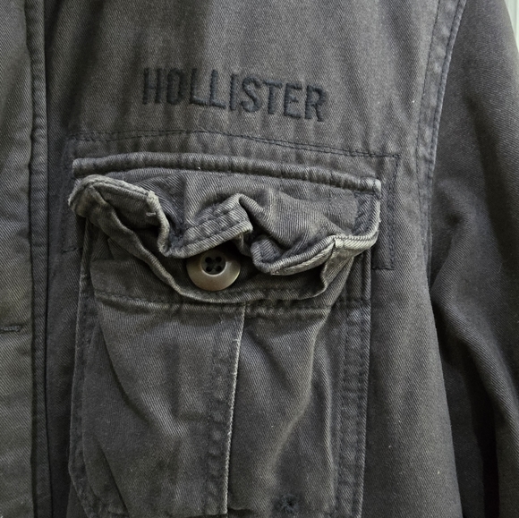 Mens L fur lined jacket - brand Hollister - size L - Picture 5 of 6